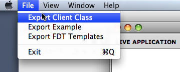 MonsterDebugger File->export